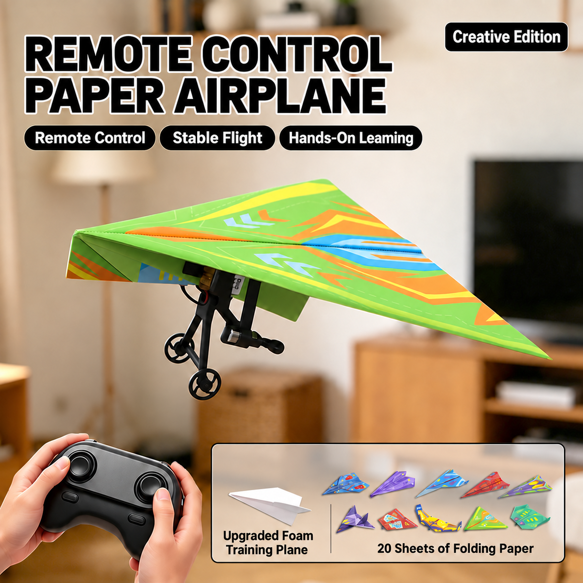 RC PAPER AIRPLANE KIT