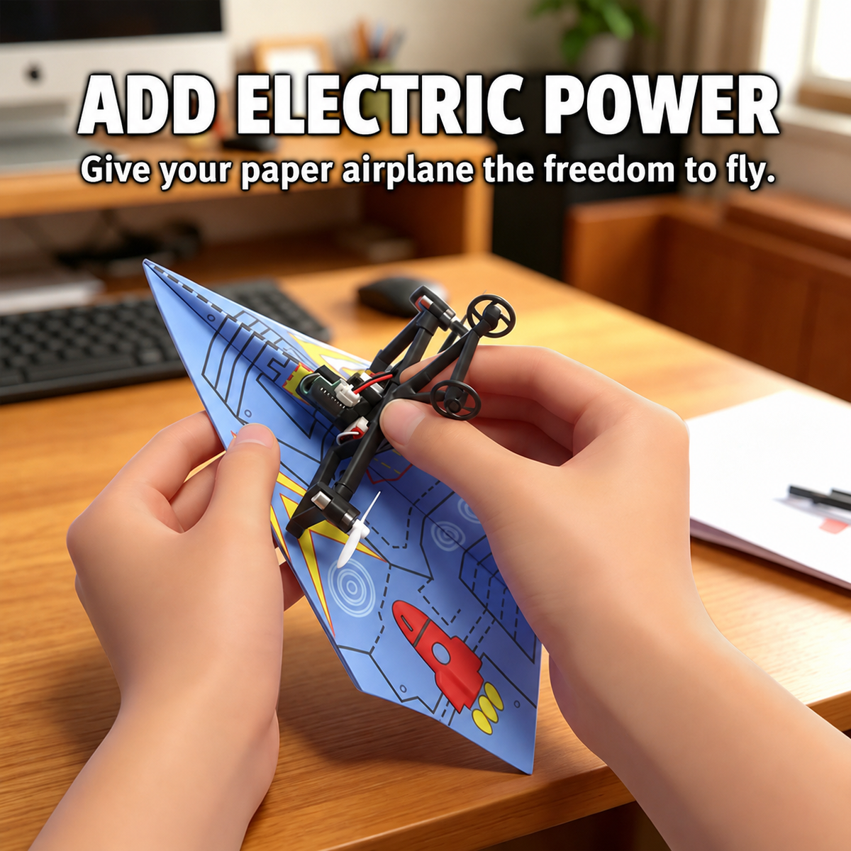RC PAPER AIRPLANE KIT