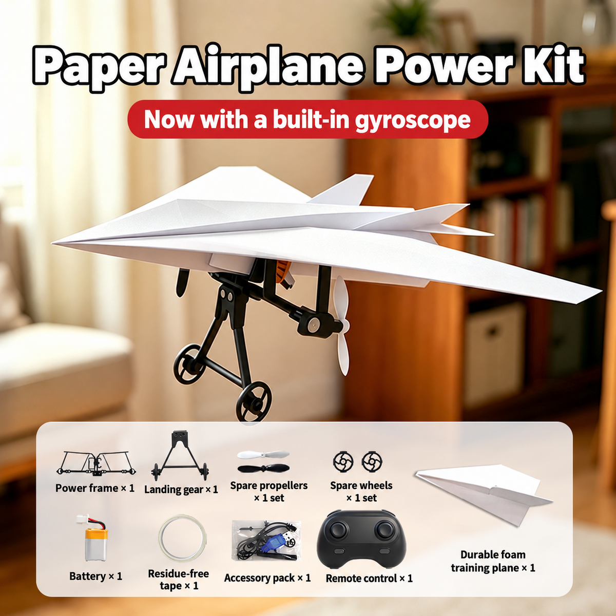 RC PAPER AIRPLANE KIT